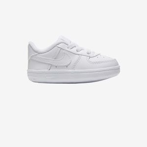 Nike Air Force One White Crib Booties Sneakers Size 3